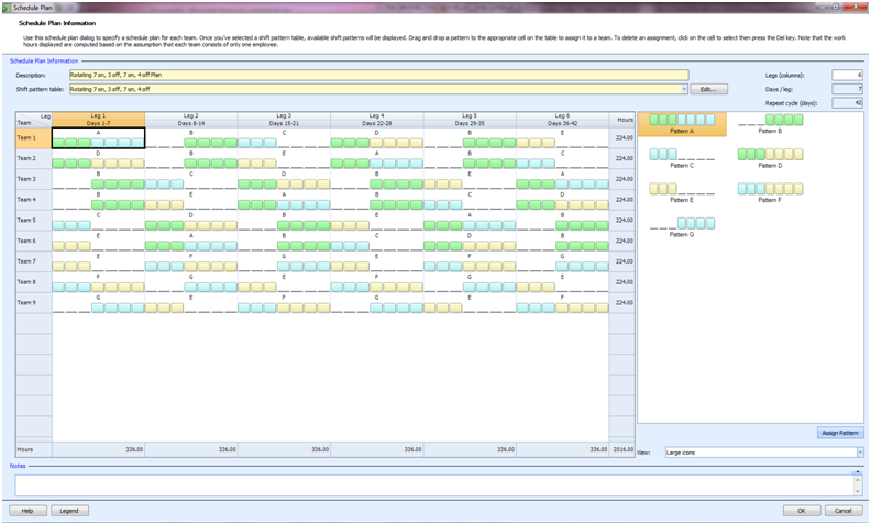 Employee Work Schedule Template