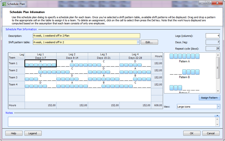 Employee Scheduling Example: 8 hours a day 7 days a week 2 weekends